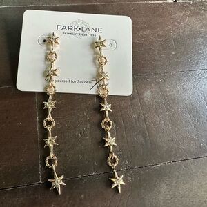 Park Lane Gold Star Drop Earrings